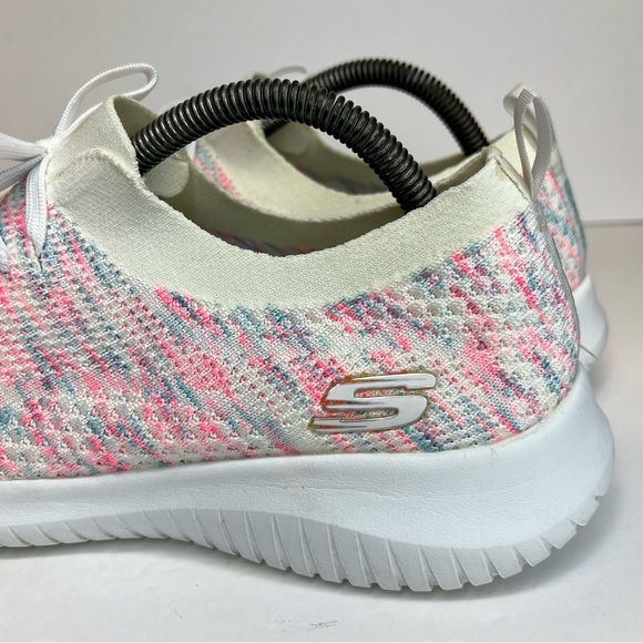 Skechers Womens Ultra Flex Happy Day 13101 Multi Casual Shoes Sneakers Sz 10 EXC - Picture 7 of 15